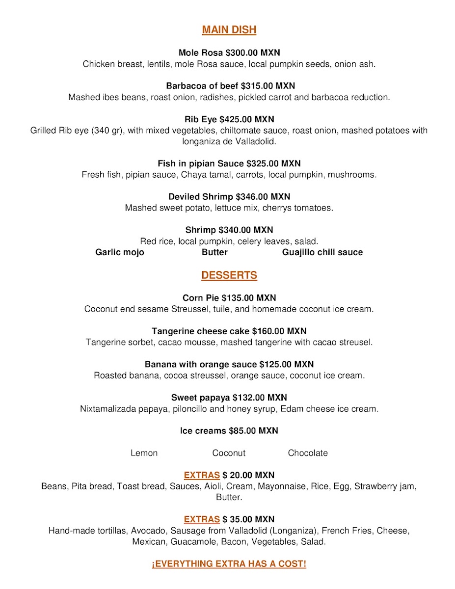 Yakunaj Cocina Mexicana Menu - Image 5